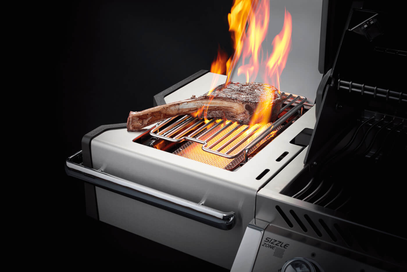 Napoleon Prestige PRO 500 Gas BBQ RSBI PRO500RSIBPSS-3-GB - Free Rotisserie